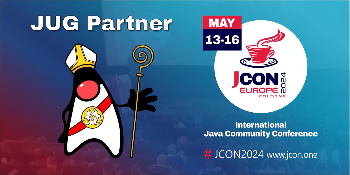 We´re looking forward to welcoming @jugpaderborn to our #JCON family! For #JUG members, we offer free #JavaUserGroup tickets, first come, first served! #JCON2024 #Java @atomfrede @thjanssen123 Free JUG ticket: bit.ly/jcon24-eu-jug-… Become a partner JUG: jcon.koeln/#partner