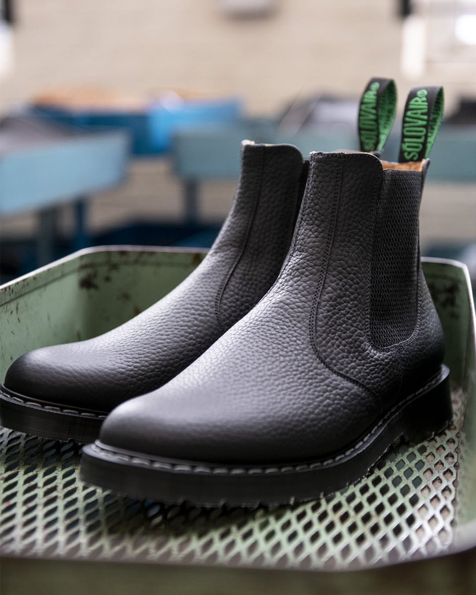 An iconic slip on ankle boot, the Solovair Dealer Boot and NPS Chelsea Boot are mainstays in their respective collections. Made in Wollaston, Northamptonshire (England). Shop - l8r.it/3cel