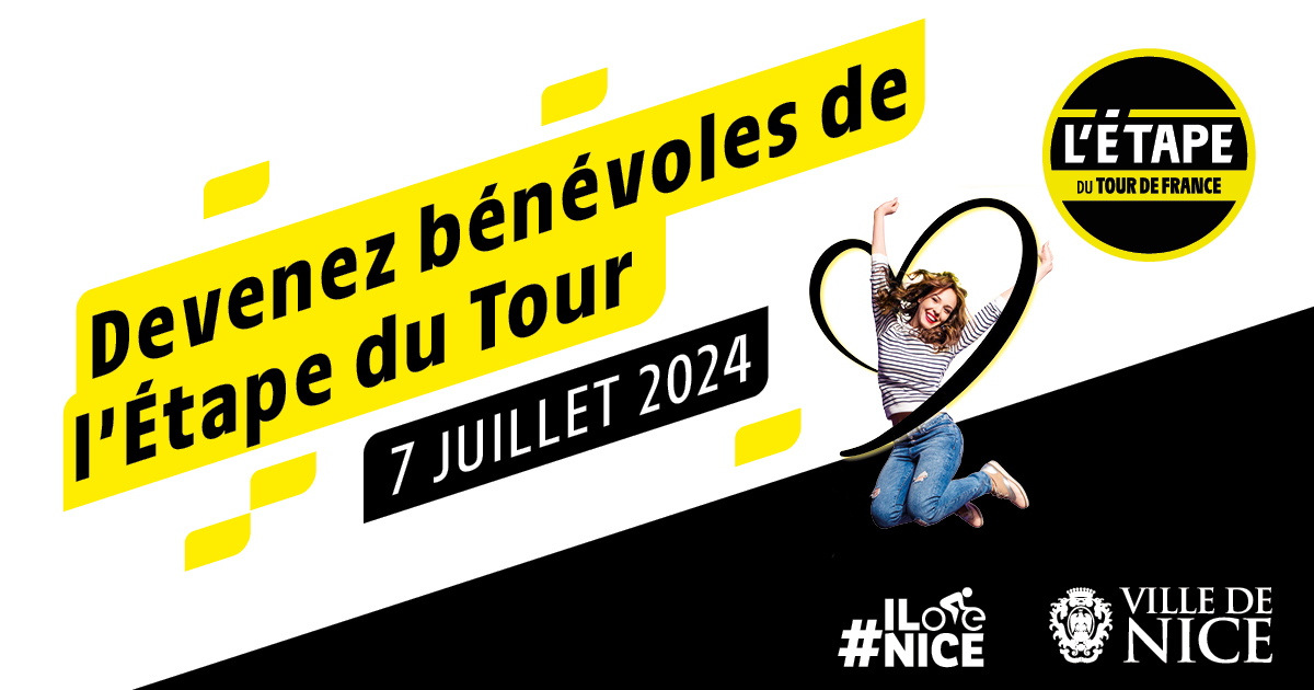 🚴‍♀️ La plus mythique des courses de vélo cherche ses bénévoles pour l' @letapedutour ! 😎 😁 Sourire et passion du sport exigés ! ☀️ 👉 tdf2024.nice.fr/actualite/deve… #ILoveNice