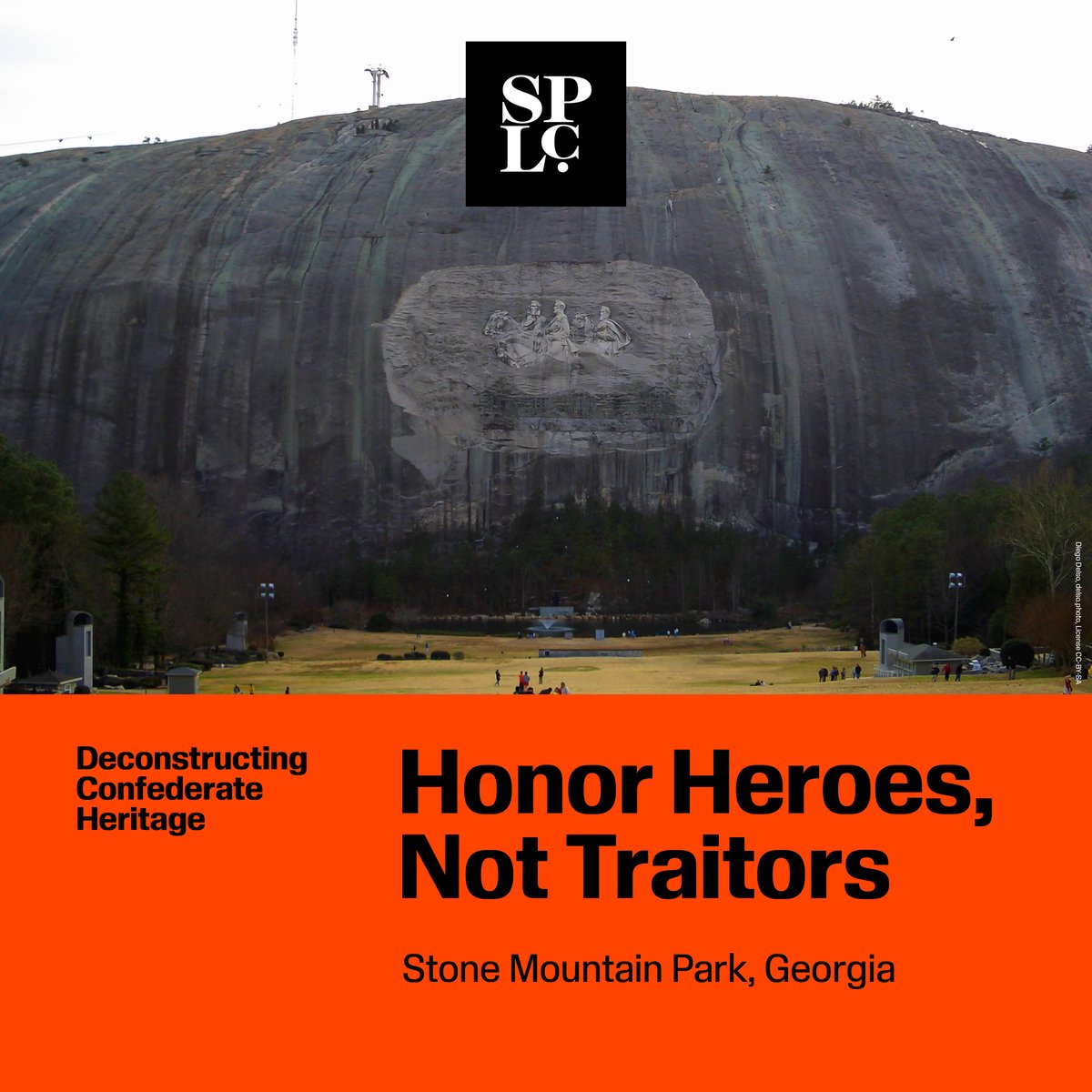 Did you know? ⬇️

#Georgia's @stonemtnpark is home to the largest Confederate memorial in the U.S. - and yearly celebrations of the Confederacy.

The SPLC's message to #StoneMountain Memorial Association 🗣️ It's time to turn away from glorifying the Confederacy!

#WhoseHeritage