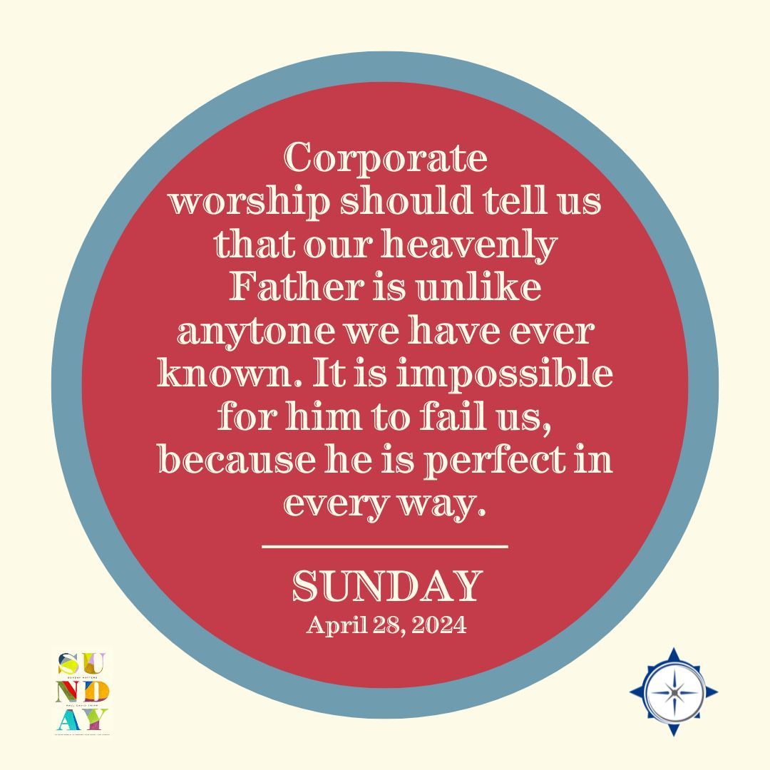 Corporate worship can show us that things in life will fail us, but God never will. #CalFay #SundayMatters #SundayWorship #PaulDavidTripp