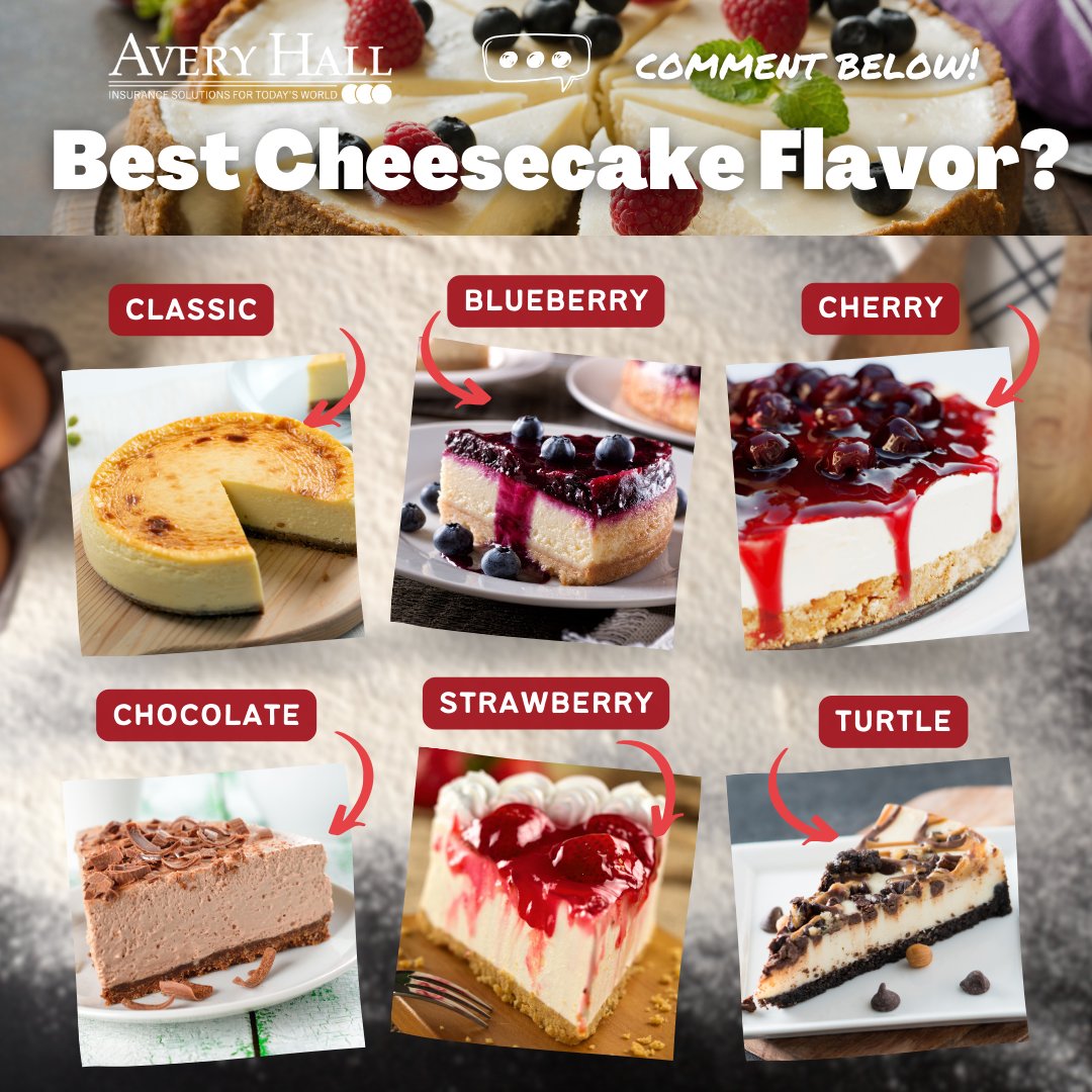 National Blueberry Cheesecake Day is coming up, but don't let that sway you! 🧀🎂 Comment your favorite cheesecake flavor below 💬

#cheesecake #commentbelow #thisorthat