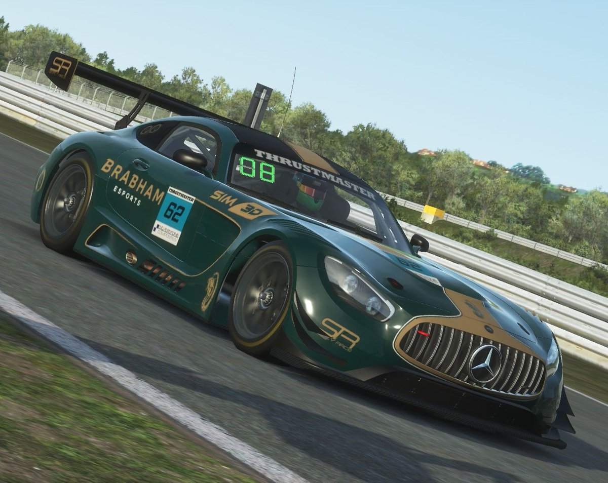 How's everyone doing this Sunday afternoon? Admin's been perusing some screenshots from the Simply Race Endurance Series and stumbled across this gem of the Brabham Esports Mercedes AMG GT3... she's a looker, eh? Hope you've all had a great weekend!