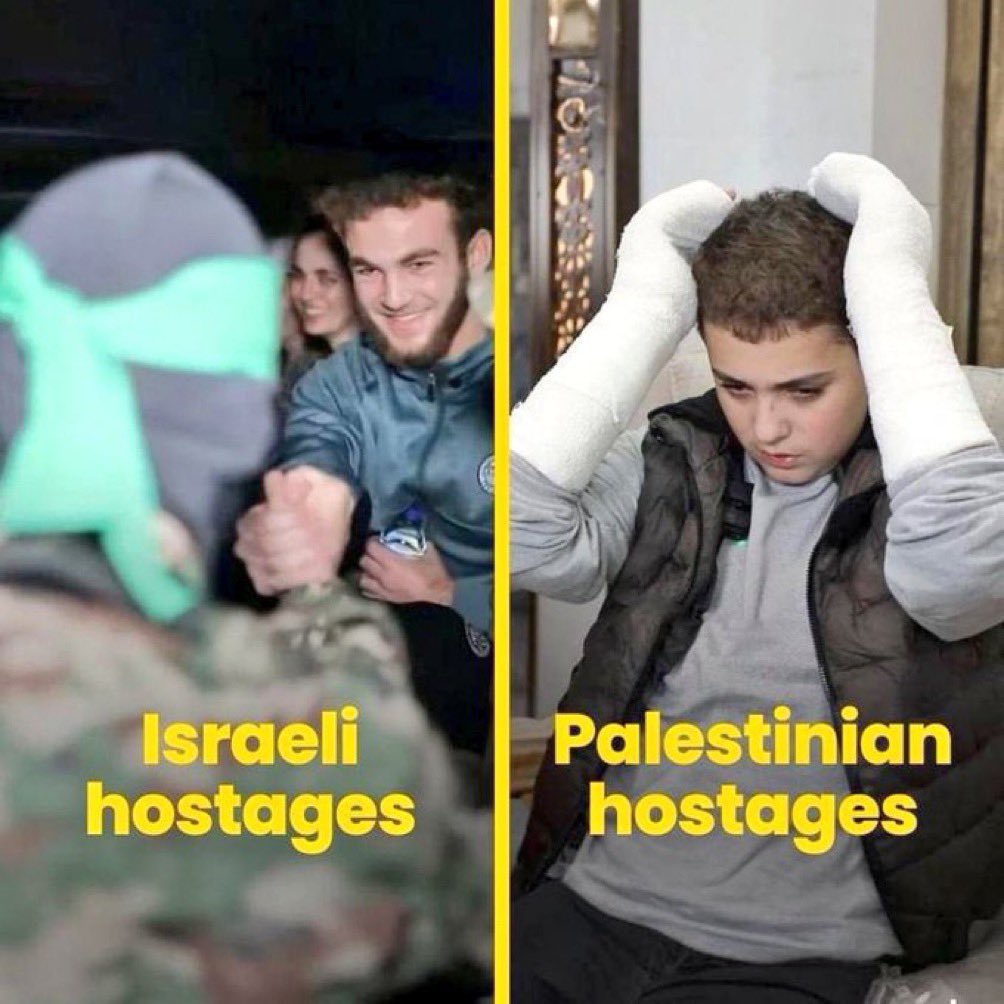 This is the deference between Israeli soldiers and Hamas warriors