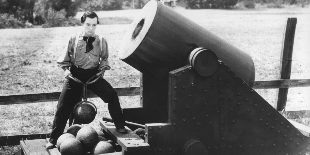 Buster Keaton’s The General is so brilliantly executed that it continues to inspire awe and laughter with every viewing.🎞 Catch The General at THT today at 2 PM, accompanied by Clark Wilson on the Mighty Wurlitzer Organ. Tickets are still available at TheHanoverTheatre.org/event/the-gene….