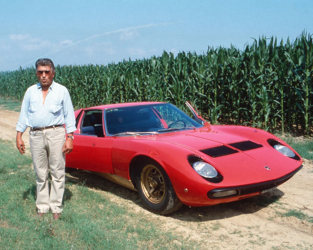 Can you name the man in this image?  

If you guessed Ferruccio Lamborghini, you would be correct. Born on #ThisDayInHistory in 1916 in Italy, he turned his tractor making business to luxury sports cars.