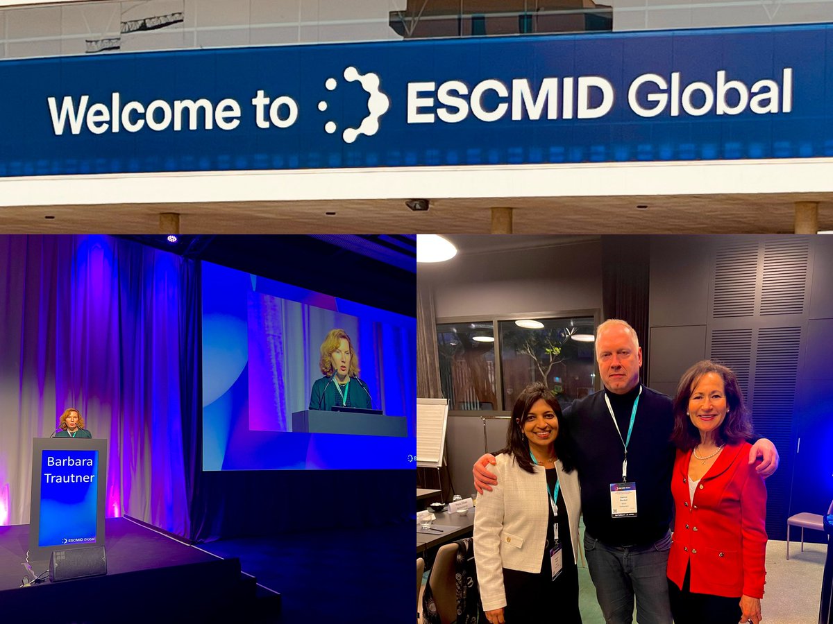 🔝My highlight from the #ESCMIDGlobal2024 in Barcelona?😊 Getting to personally meet these three amazing ladies from the USA and discuss #UTI #guidelines and more. 🙏@bwtrautner, Pamela Kushner and Kalpana Gupta 🌟🇺🇸 @ESIUeau @Uroweb @UrowebESU