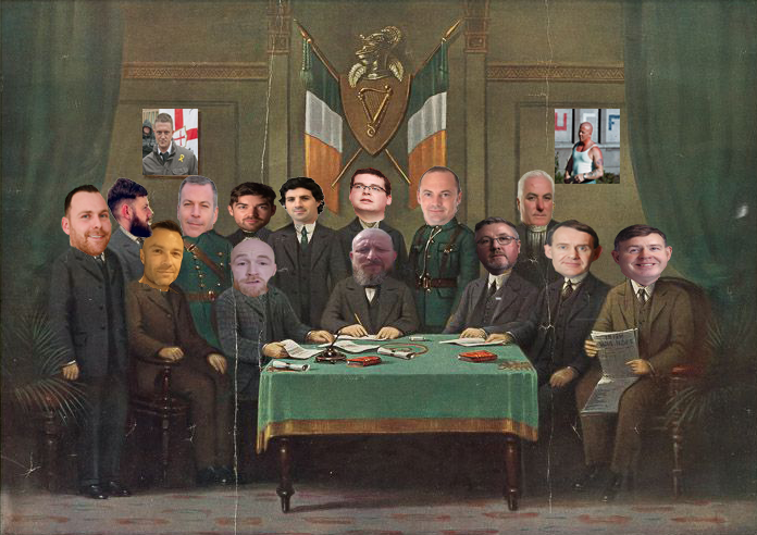 'Right lads!! We're here to protect the Irish people and lead them to victory! Ireland for the Irish!!!!' Ok I suppose... We're still occupied by a foreign colonial power so we need all the help we can get... How do you all propose that we liberate our country from the British…