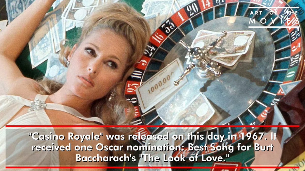 On this day in 1967: 'Casino Royale' opened in the United States. Where do you stand on this movie? Cult classic or bloated, self-indulgent mess? Or somewhere in between?
#otd #casinoroyale #jamesbond #ianfleming #007