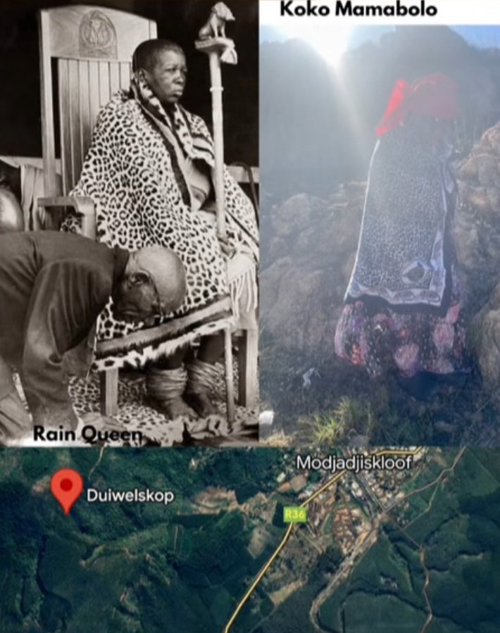 #QueenModjadjimzansi

Did you know that around the world our grandmother, Rain Queen of Balobedu Nation
Queen Mudjadji was called the devil for refusing
Religion Patriarchy leadership.

She connect with ancestors by going to the mountain then Christians name that mountain hill