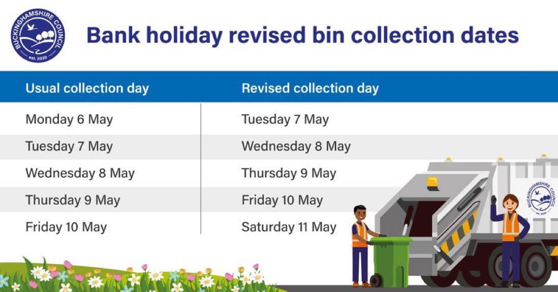 Bank holiday bin collection dates 👇👇