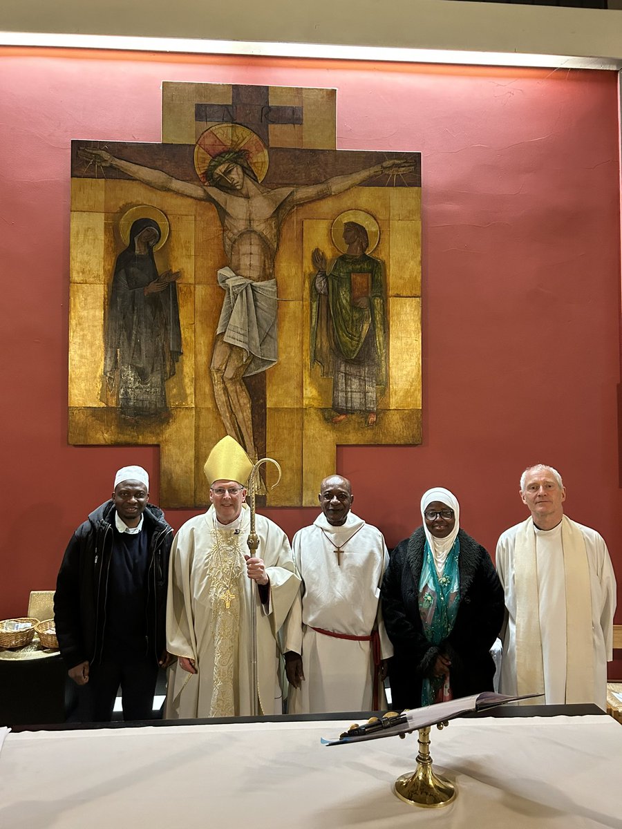 @ Southwark Interfaith Friendship event at St Philip Church of England with Bishop of Southwark Christopher Chessun and Hajia Saidat Oketunde and Imam Kazeem include Father Jonathan ❤️🎉👏🏾🙏
