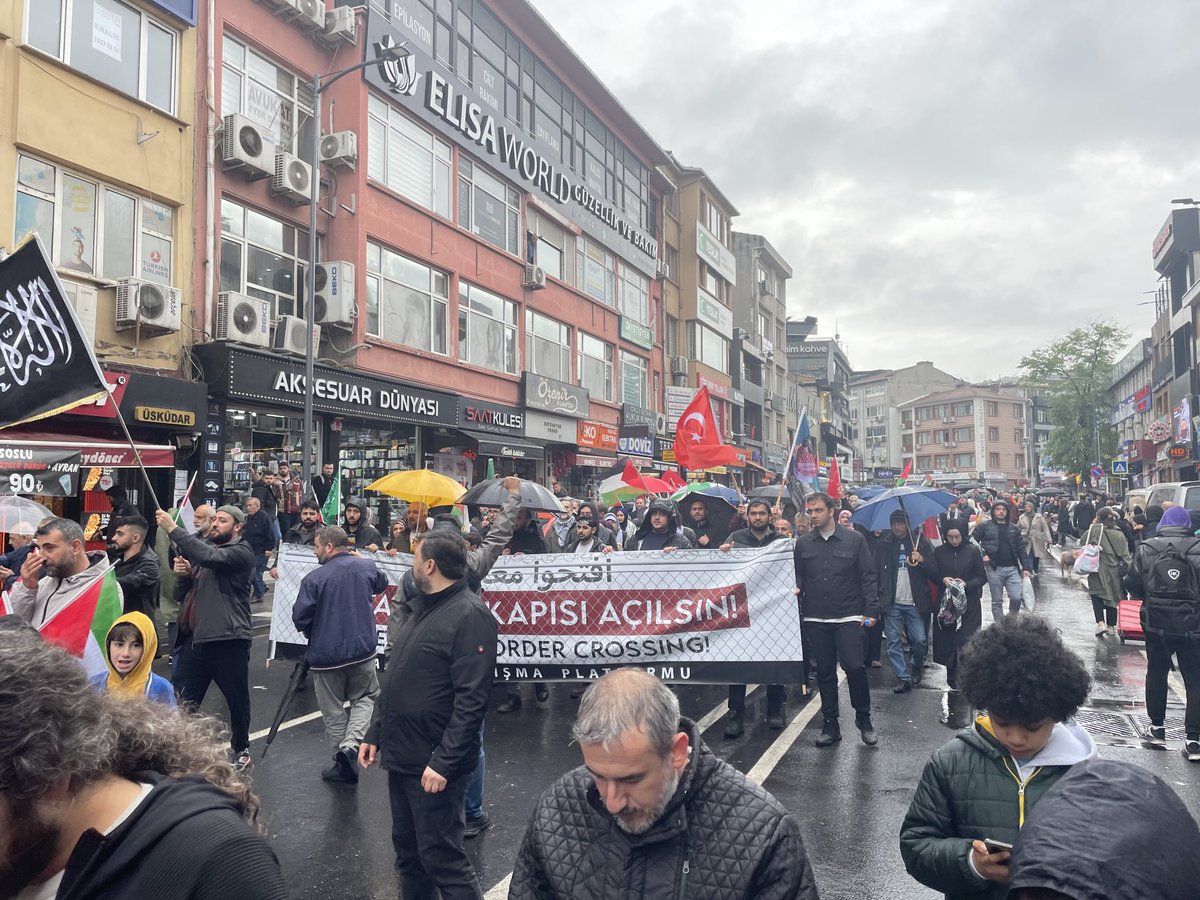 Bugün Gazze için birlik olduk.Daima bir olacağız.