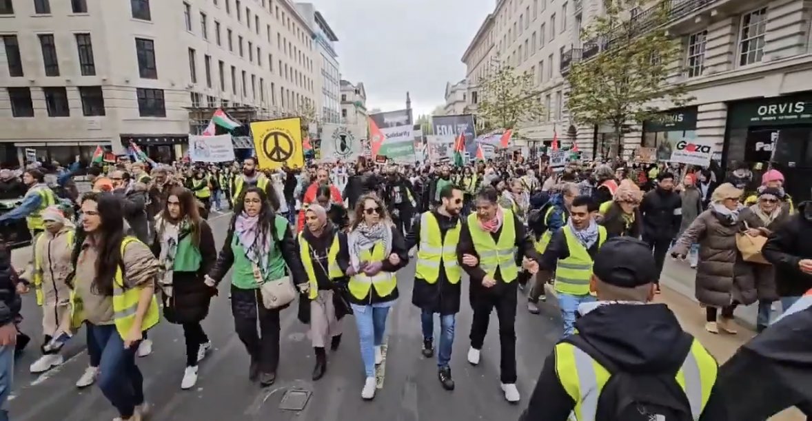 Thank you London Don’t stop talking about Gaza.