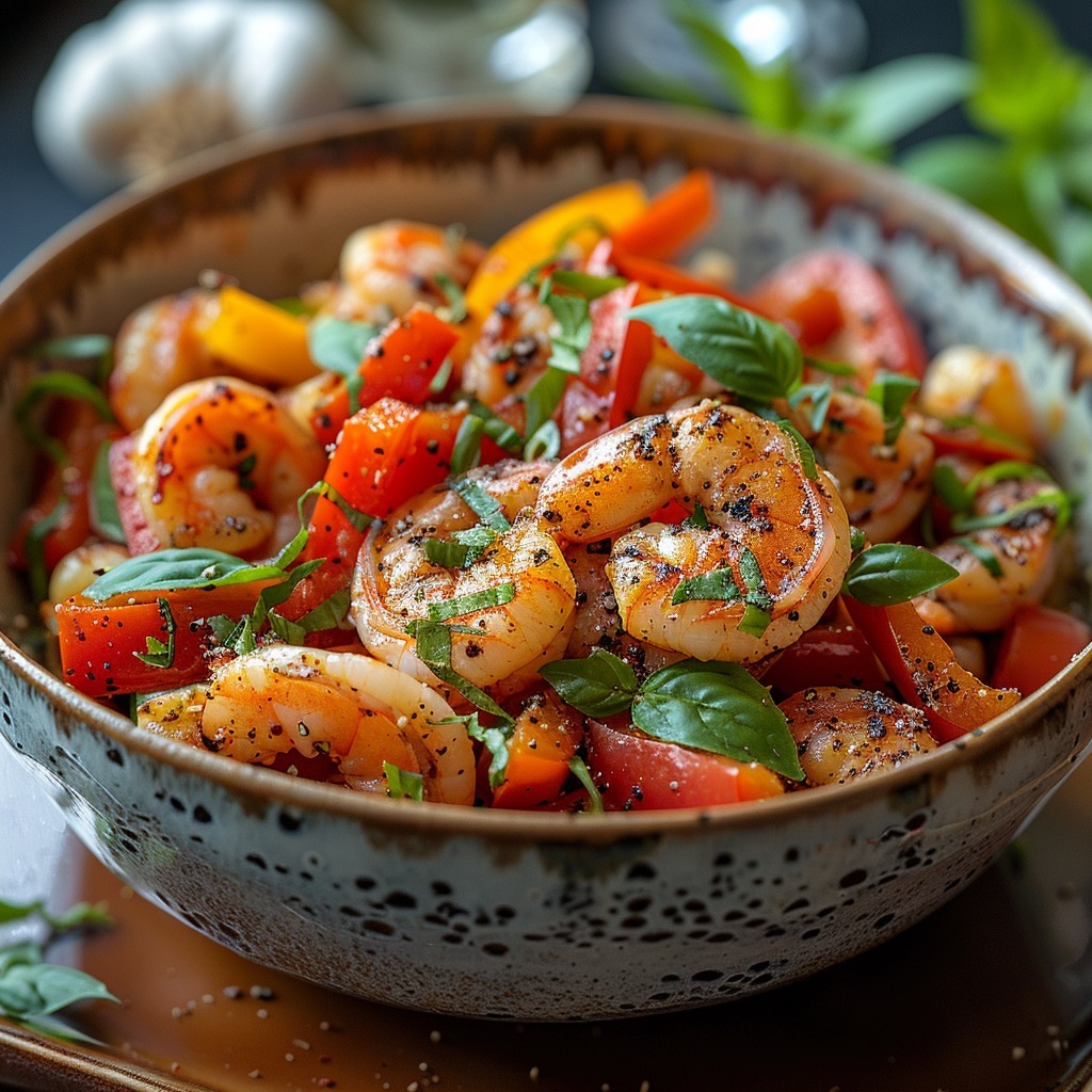 Transport your senses to a tropical paradise with our Exotic Beachfront Shrimp and Bell Pepper Sauté, as vibrant as a beachside view! 🍤 Enjoy it here: bit.ly/4biF3bL #BeachfrontCuisine #FoodieAI
Follow ➡️ @dailyfoodie_ai #healthyeating #quickrecipes