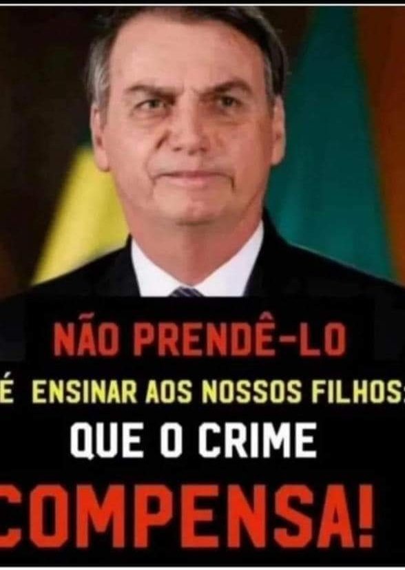 𝐂𝐚𝐝𝐞𝐢𝐚 𝐩𝐫𝐚 𝐞𝐥𝐞 𝐞 𝐬𝐮𝐚 𝐠𝐚𝐧𝐠𝐮𝐞!𝐐𝐮𝐞 𝐬𝐞𝐣𝐚 𝐥𝐨𝐠𝐨!

#BolsonaroEAliadosNaCadeia