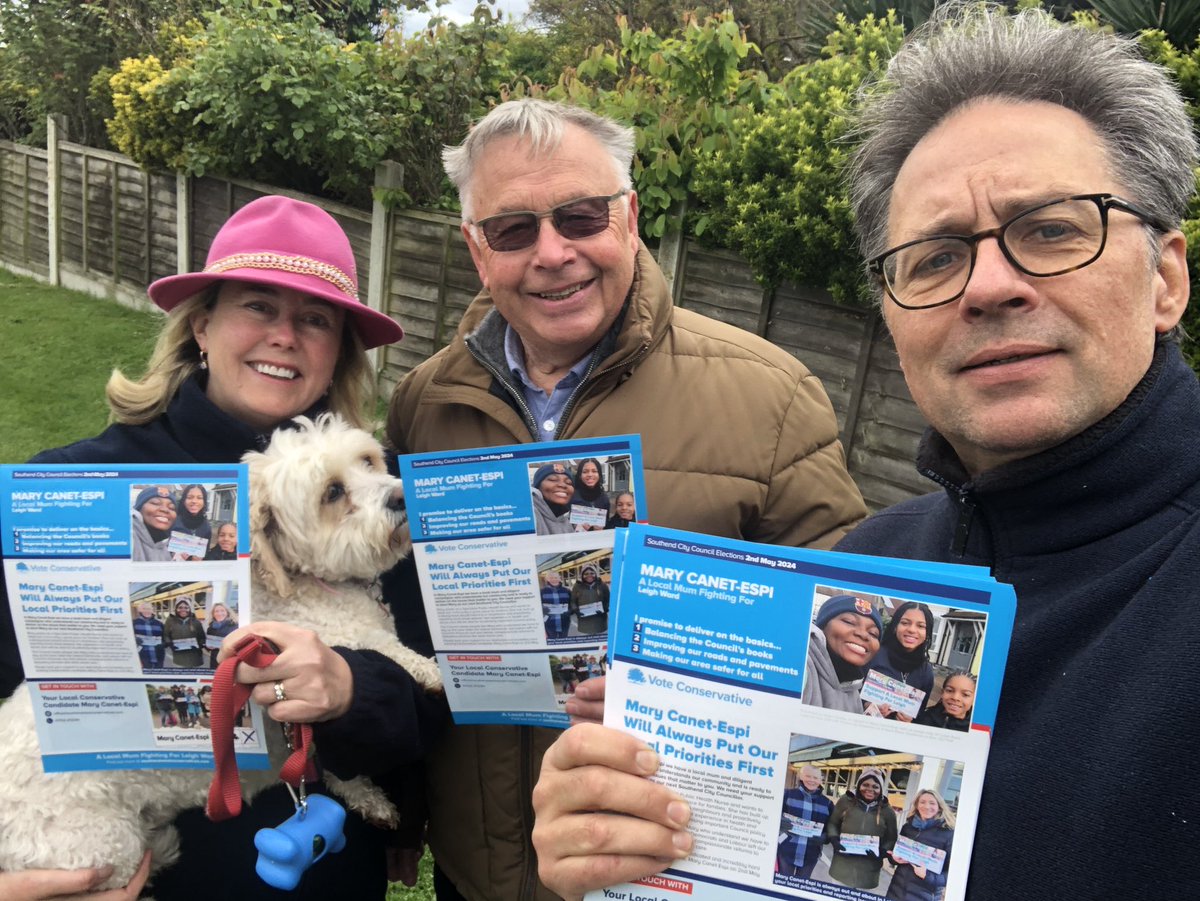 Very proud to be out taking specialist public health nurse, Mary Canet-Espi’s, strong @conservativesmb message of #strongcommunities, #hope and #aspiration to the people of #LeighonSea. @Southend_Tories