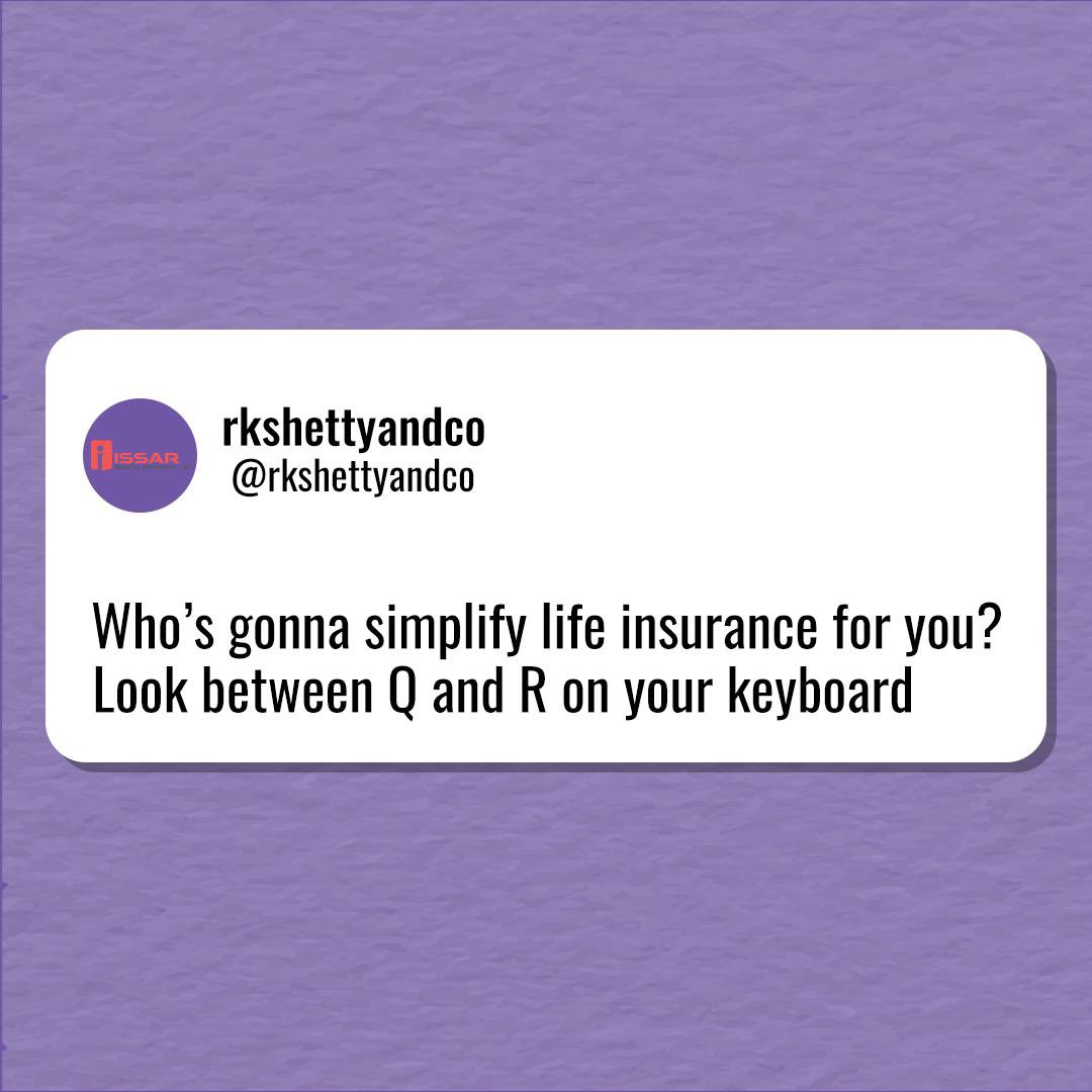 Issarfinancials's tweet image. Unraveling the knots of life insurance with a touch of fun 🎈. Issar Financial by RK Shetty is here to make life insurance as easy as pie! 🥧 Say goodbye to confusion and hello to simplicity! #LifeInsuranceSimplified #IssarFinancial #JustLikePie #InsuranceCanBeFun #rkshettycares