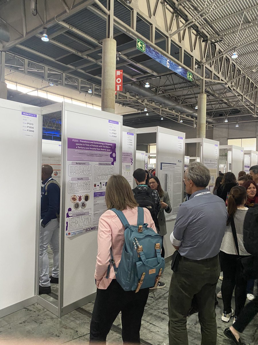 📄 🪳| Prevalence and Epidemiology of Rickettsia species in Ticks of Patients with Tick Bites in a Tertiary-care Hospital from Madrid, Spain | 🧬 #ECCMID2024 @guillermruiz