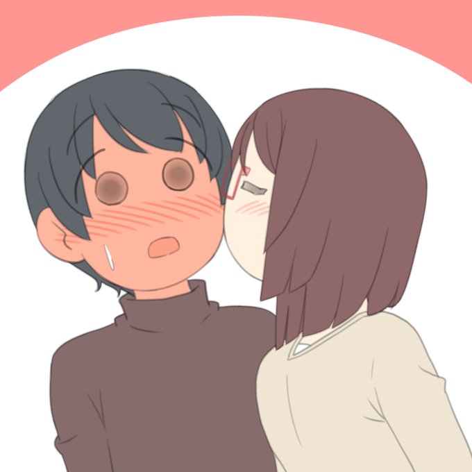 「キス ほっぺちゅー」のTwitter画像/イラスト(新着)