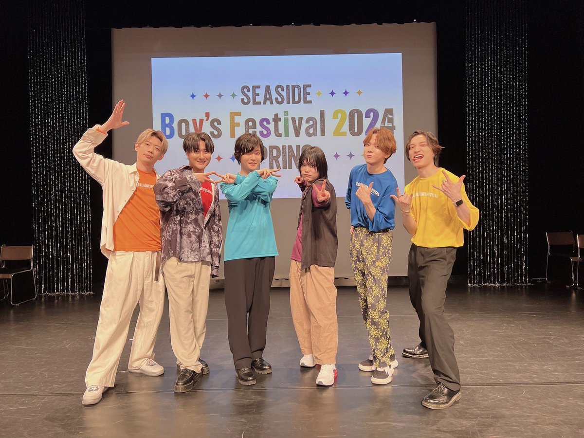 「SEASIDE Boy's Festival 2024~SPRING~」 楽しかったなぁ。 素敵なお花もありがとうございました！ 6月にも出させていただきますので何卒よろしくお願いします！