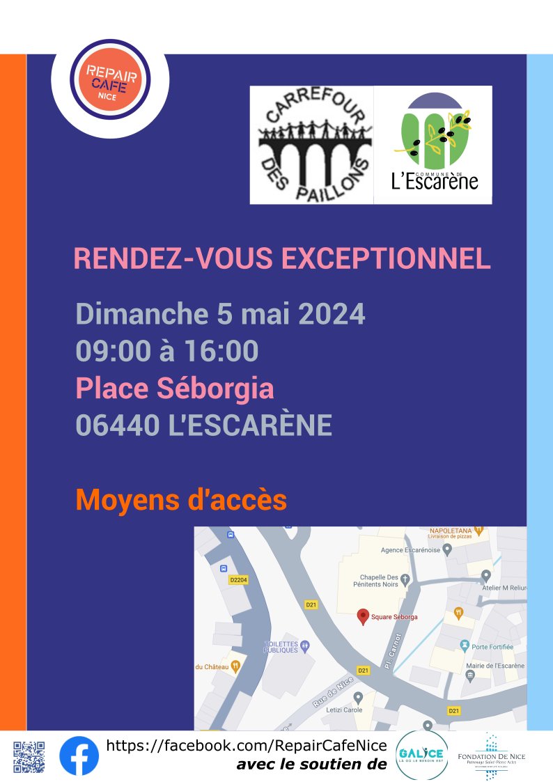 C'est bientôt le "Charafi à la Porte" à L'Escarène et nous y serons !