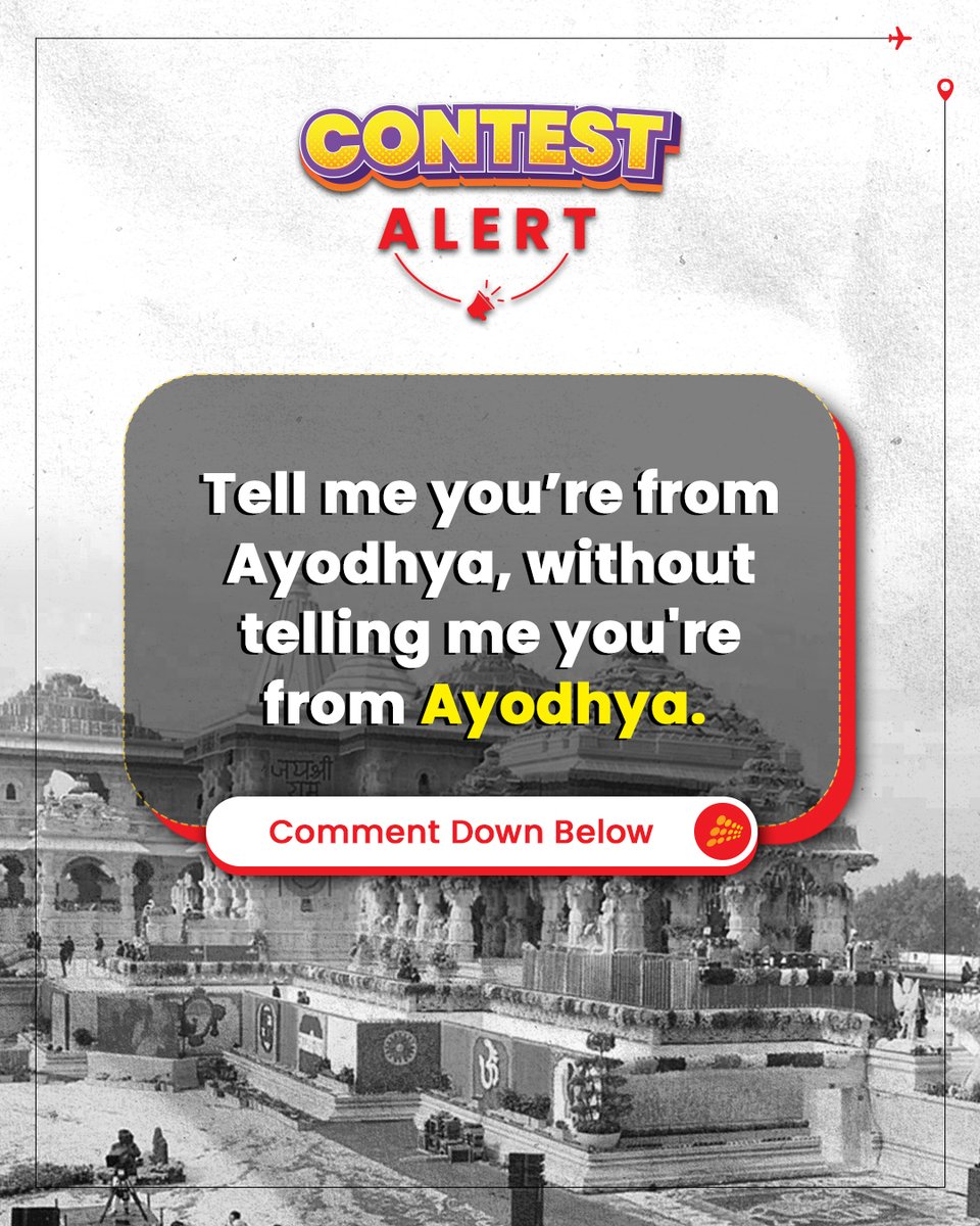 Ayodhya, show us your love. Drop a comment expressing your adoration for a chance to win a FREE ticket. Spread the excitement by sharing this post and tagging your friends. Stay tuned for the winning announcement. T&C apply - bit.ly/3WmQCu7 #flyspicejet #spicejet…