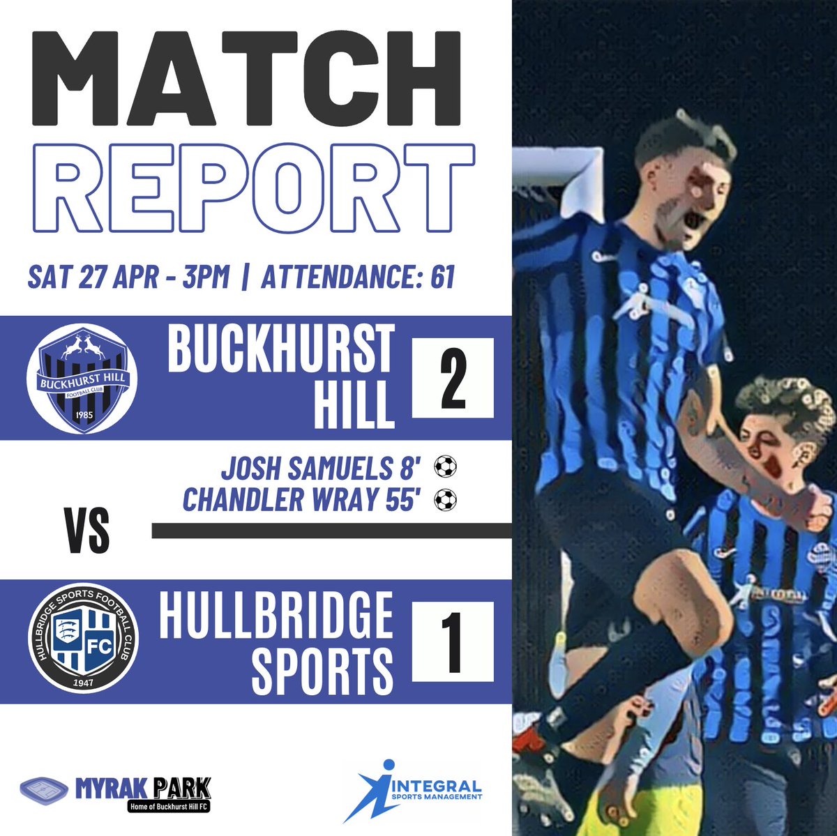 🚨MATCH REPORT ⚫ 🔵 ⚽ Season Ends With Victory!.... READ MORE > rebrand.ly/sohy610 #COYStags 🦌
