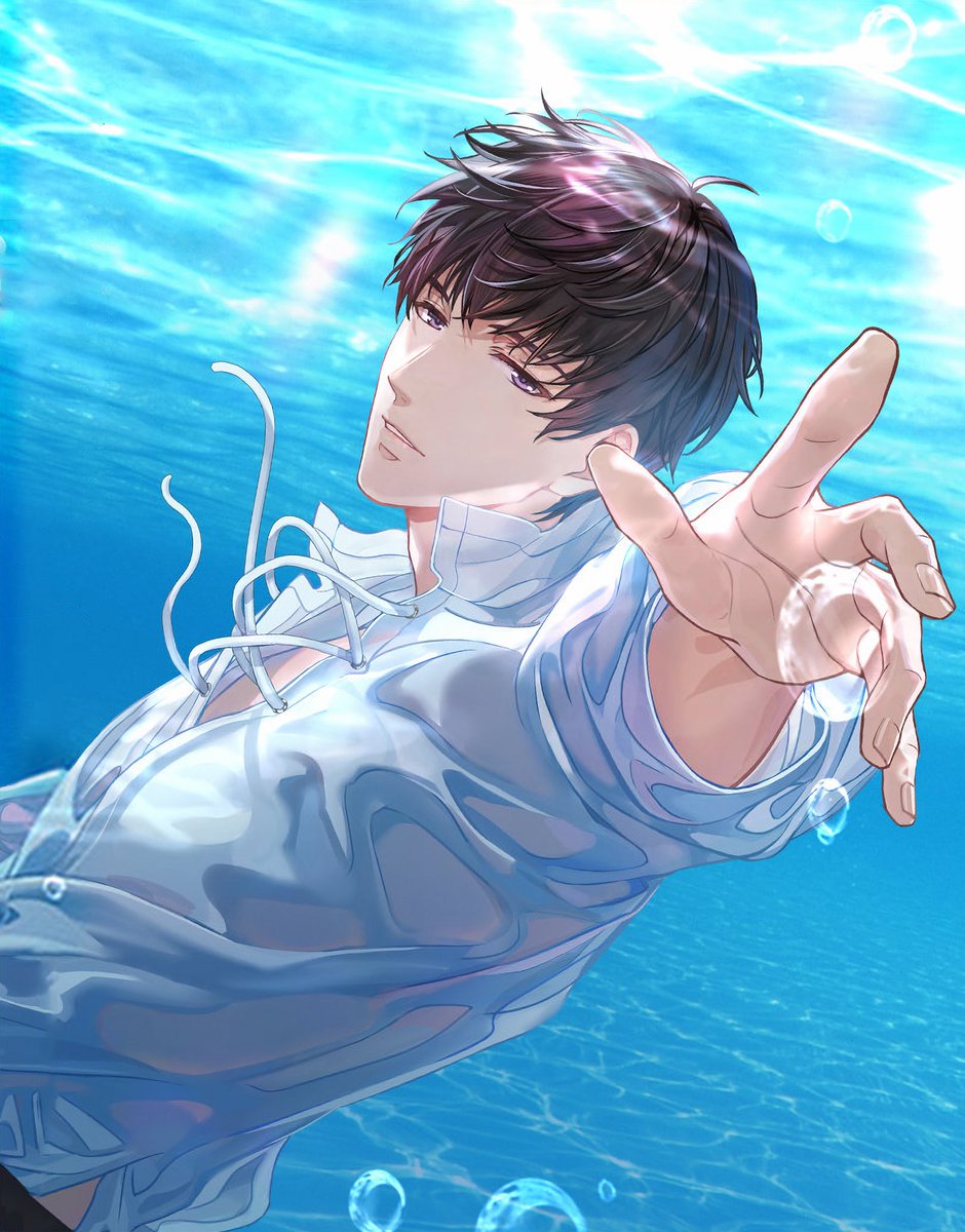 Lucien 💕  
MrLove × Pechoin collab 
Echoes of Sea 🌊 
CN server  #恋とプロデューサー #恋プロ #mrlovemobile #恋与制作人 #otome #mlqc #visualnovel #许墨 #러브앤프로듀서 #mrlove