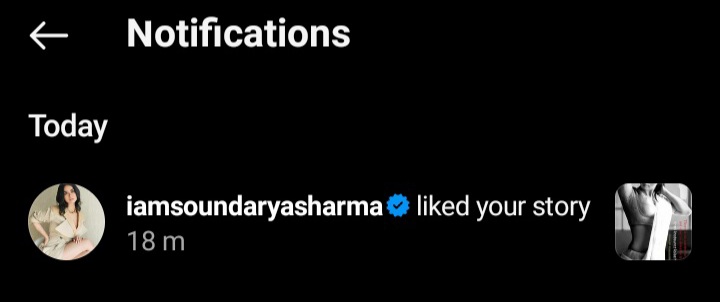 @soundarya_20  liked my ig. story 
Go and check it out 👀🏃‍♂️⤵️

Ig.story:instagram.com/stories/stanen…

#MCStan #MCStanArmy #SoundaryaSharma #MunawarFaruqui #SalmanKhan #Ad #ElonMusk