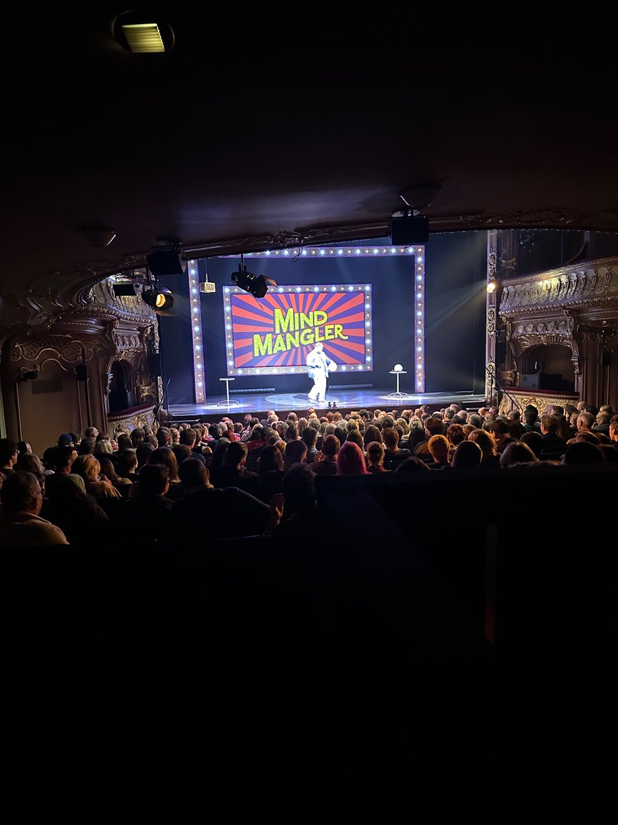 It’s been a lovely couple of months on The West End with @themindmangler at The Apollo. Thanks to everyone who has worked so hard on the show and of course our amazing audiences!!