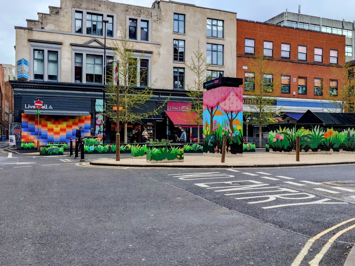 The colourful Northern Quarter ❤️ @NQManchester @AboutMcr @BestOfMcr #Manchester