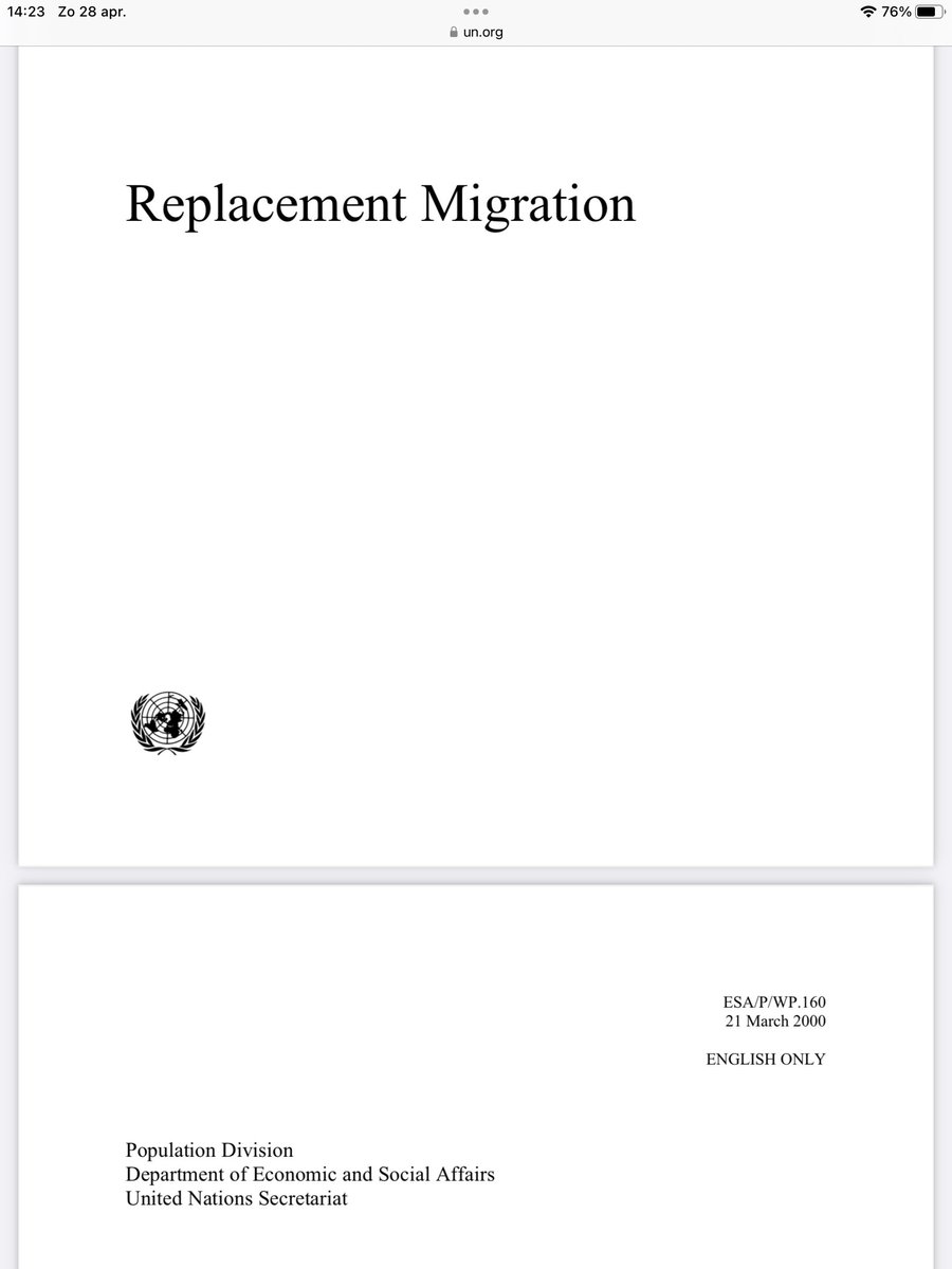 @harmbeertema Terwijl die agenda al in 2000 op papier is gezet.
Dat had de ogen toch moeten openen.

#ReplacementMigration. 

un.org/development/de…