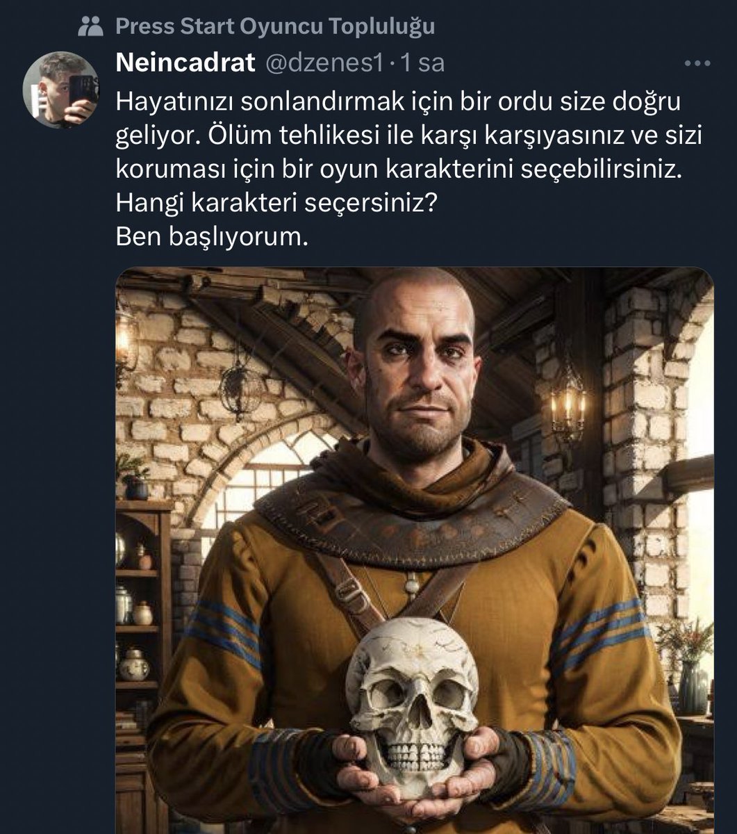 Böyle bir durumda seni koruması için hangi karakteri seçerdin? 🤔