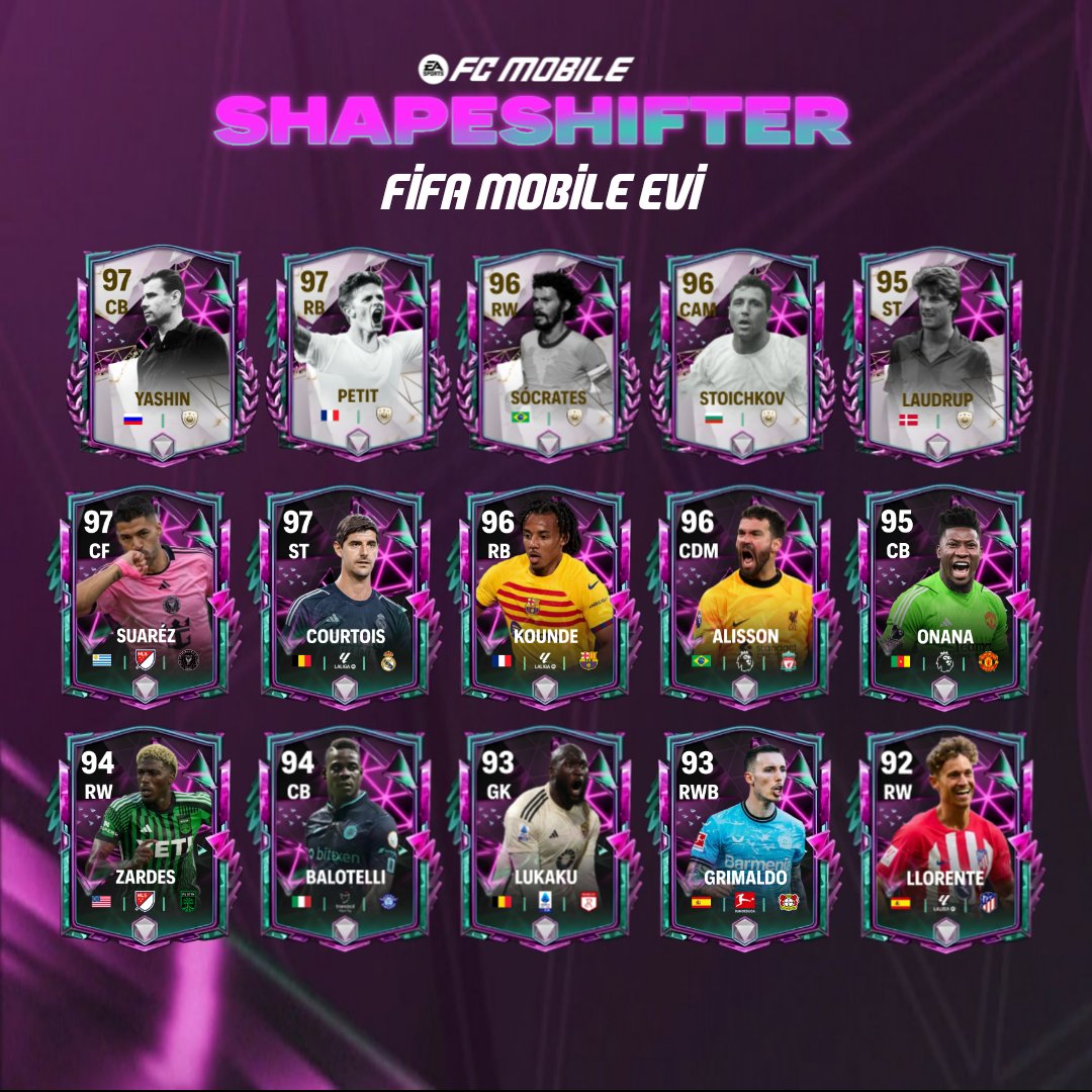 Shapeshifters Event Design ın FC mobile 

#fcmobile #fc24 #design #easportsfc #fcmobile24 #event #easportsfifa #fcdesign #fifadesign #fifamobiledesign #fifamobiletürkiye #fifamobile #fcmobiletürkiye