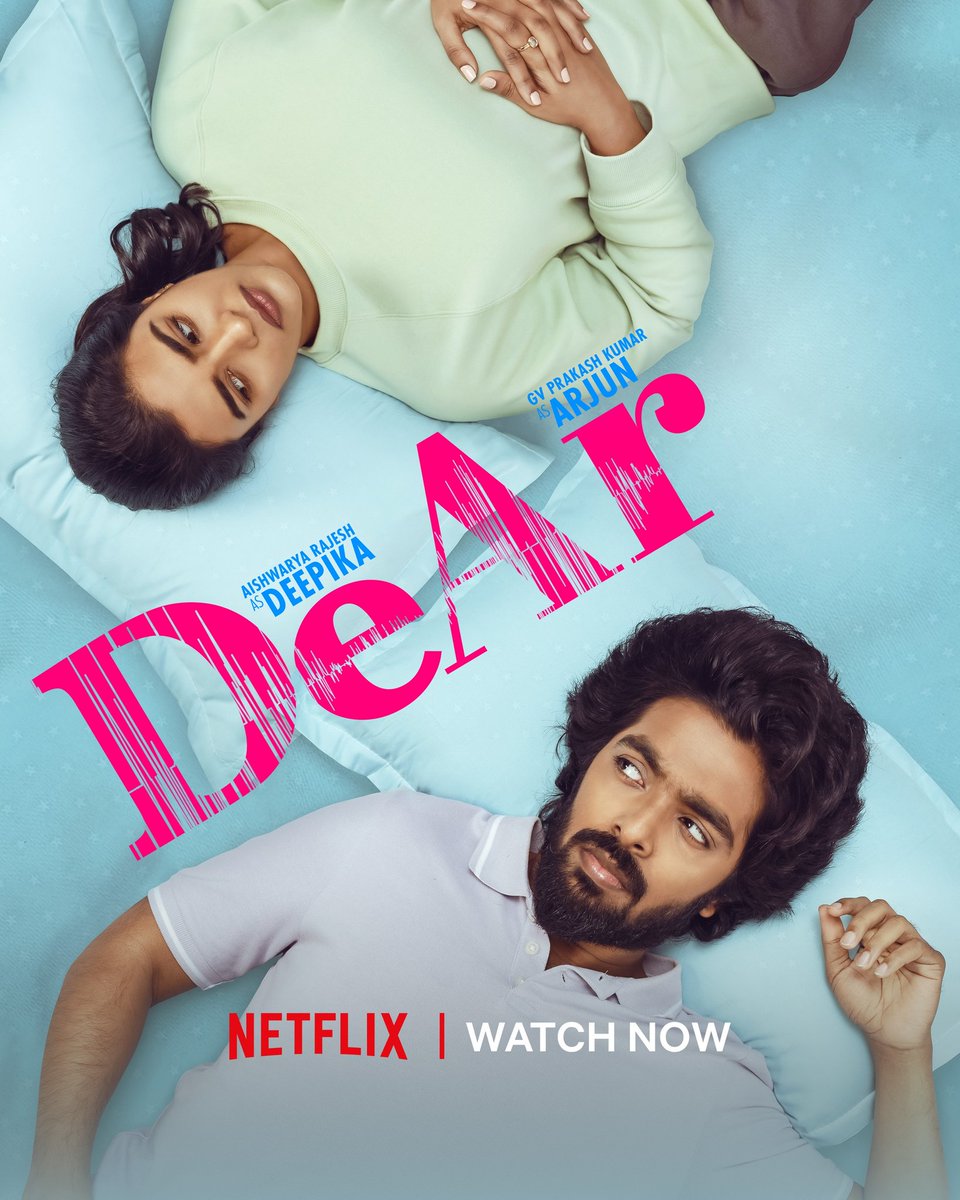 #DeAr a good movie to watch with family at home 👍 Streaming now on #Netflix 💫💫 @gvprakash @aishu_dil #Rohini @kaaliactor