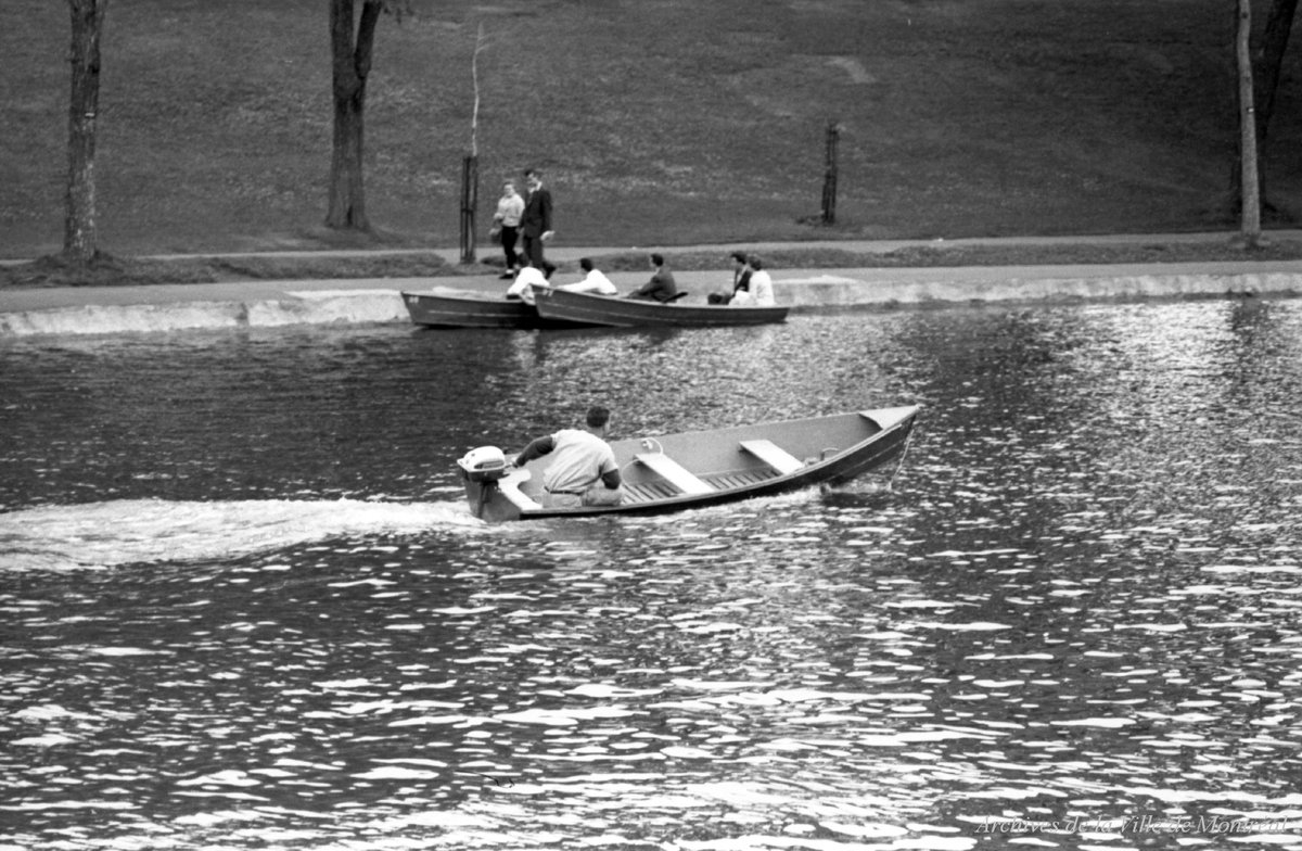 Parc La Fontaine. - 14 juin 1959. Photo de Robert Millet