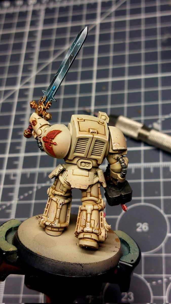 Deathwing Terminator Sergeant by .... Me! Let me see your most recently finished model and how you feel about it ! let's talk about it!