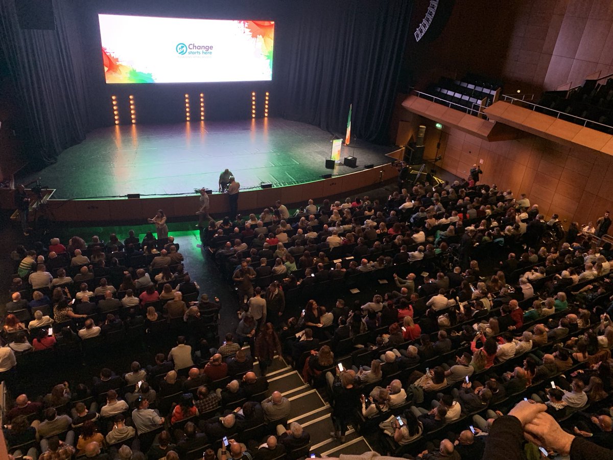 Atpacked Helix Center for the launch of the biggest number of Council and MEP Sinn Féin candidates ever. SF is the party of change and the June elections in the 26 counties is the opportunity to support that change. A SF Taoiseach in the South and a First Minister in the North.