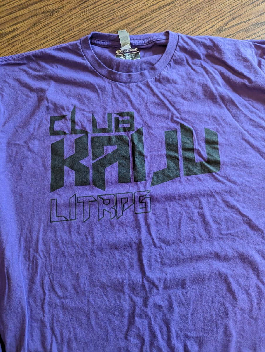 My #LitRPG shirt collection is growing!