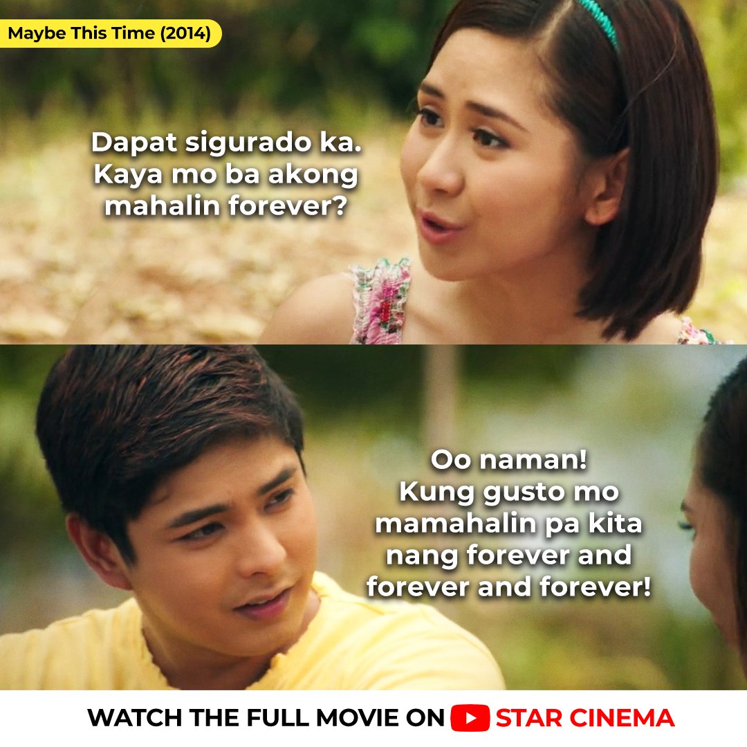 StarCinema's tweet image. Sure na ba 'yan?🤧

Watch 'Maybe This Time' FREE FULL MOVIE: youtu.be/4-vlfgo-3_o?fe… 

#MaybeThisTime #SarahGeronimo #CocoMartin