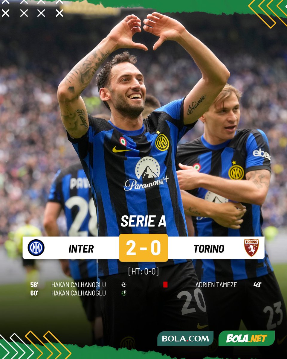 #LiveBolanet FT: Inter 2-0 Torino | Possessions: 61%-39% | Shots: 16-11 | Corners: 5-4

Brace Hakan bawa Nerrazurri raih kemenangan di kandang sendiri.

#seriea #intermilan #torino #blnrin #bolanetreview