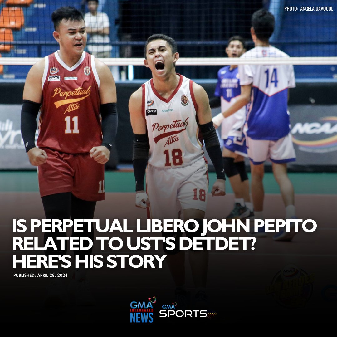 John Pepito 🤝 Detdet Pepito?

Perpetual libero John Pepito hopes to carve his own identity in the sport.

Follow #GMASports for more #NCAASeason99 updates.