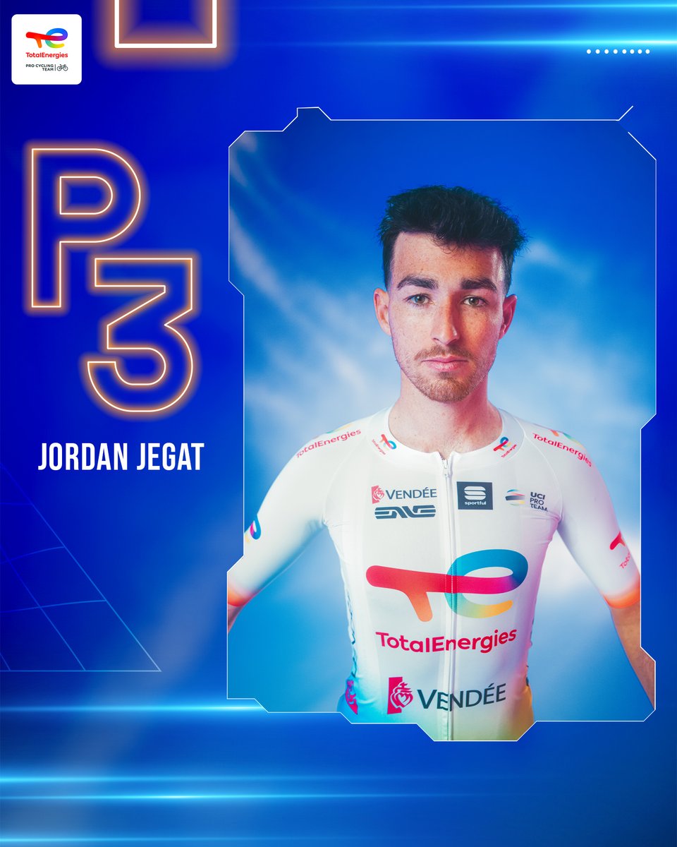 3ème place pour notre coureur @JegatJordan au sprint à l'arrivée à Oviedo au terme de cette dernière étape de la @vueltasturias ! 👏🥉

#AllezTotalEnergies #VueltaAsturias