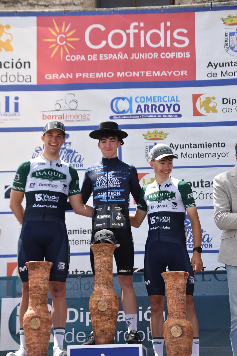 AlimcoCampyTeam's tweet photo. #XLIXGranPremioMontemayor | Final

@HodeiMunoz nuevo líder de la Copa España Junior Cofidis.

#copaespañajuniorcofidis @RFECiclismo @pcmontem https://t.co/rYcIo65owW