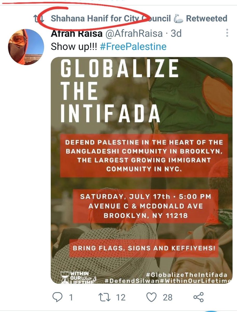 In NYC, promoting “Globalize the Intifada” will get you appointed as a co-chair of the @NYCCouncil task force to combat hate.