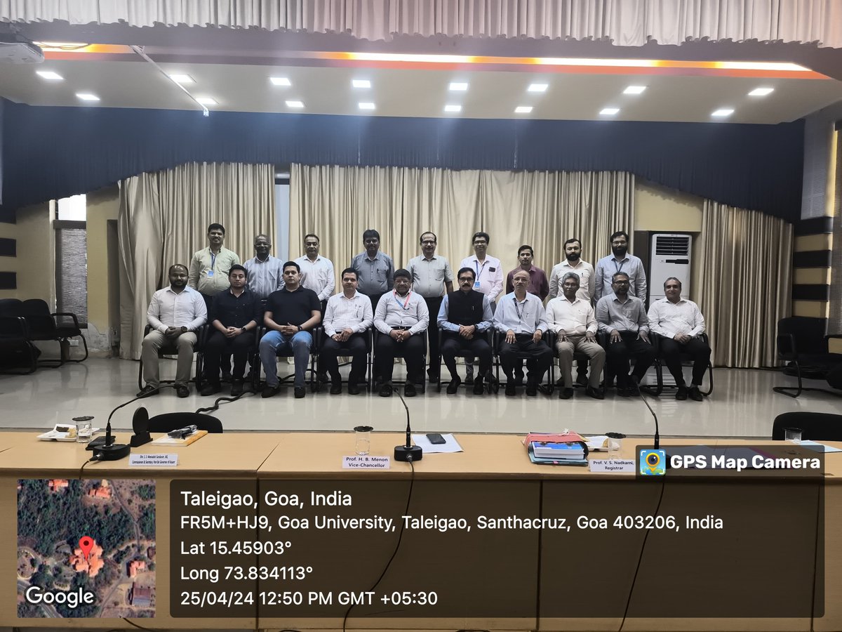 Officers from the Raj Bhavan, Assam, visited the Goa University to discuss the working model of higher education in Goa and implementation of the National Education Policy NEP 2020.
