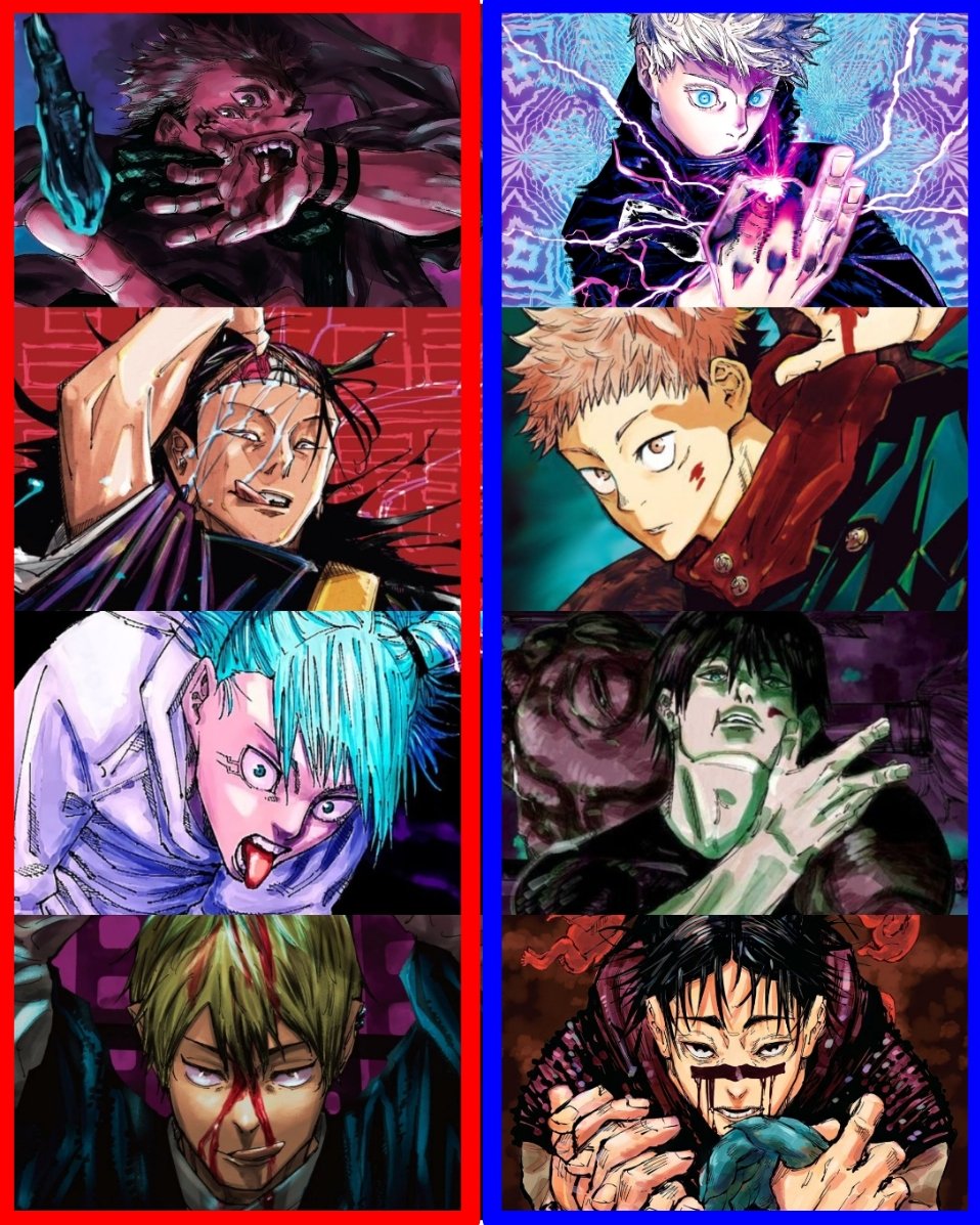 Jujutsu Kaisen fans, red or blue?