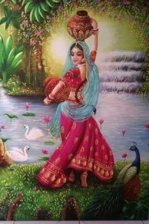 'My dear Radharani, please recommend me to Your Krishna.'