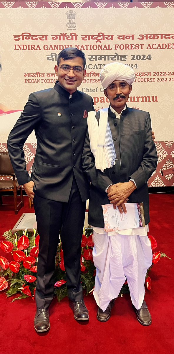 bishnoirk_ifs's tweet photo. Gratitude, Excitement, Nostalgia and Hope. Convocation graced by Hon’ble President of India. This is fruit of your hardwork Papa ❤️❤️ https://t.co/XDtQBt9o6K